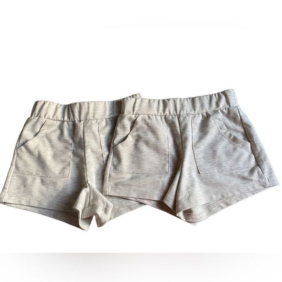 Jessica Simpson shorts little girls size 5 and size 6 oatmeal tan cream color - Picture 6 of 8